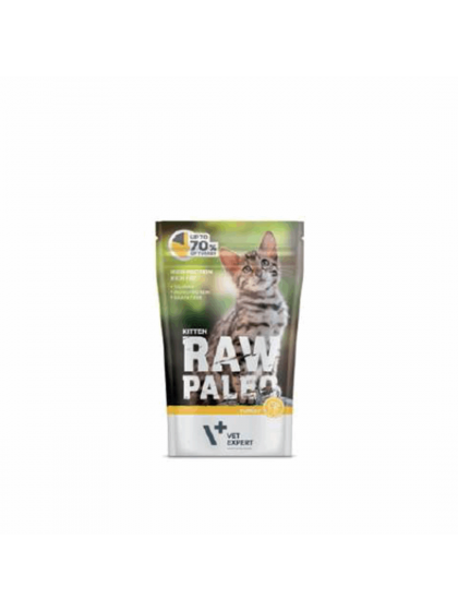 Cat Raw Paleo wet Kitten Turkey 100gr